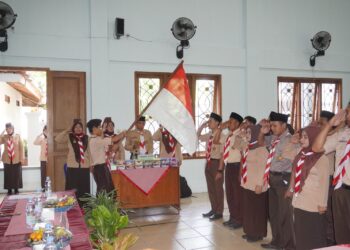 Mantap, Kwartir Ranting Kradenan Kukuhkan 14 GugusDepan Baru