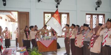 Mantap, Kwartir Ranting Kradenan Kukuhkan 14 GugusDepan Baru