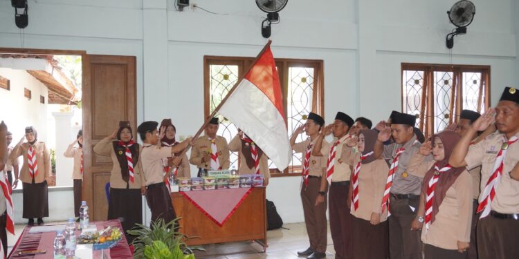 Mantap, Kwartir Ranting Kradenan Kukuhkan 14 GugusDepan Baru