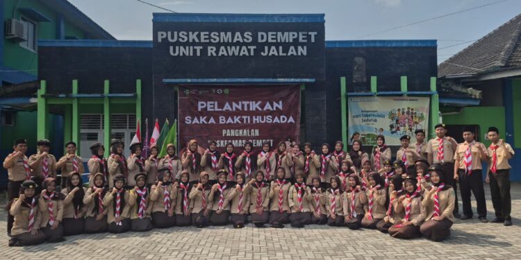Saka Bakti Husada Dempet Lantik 37 Anggota Baru: Pramuka Harus Jadi Pionir Budaya Hidup Sehat