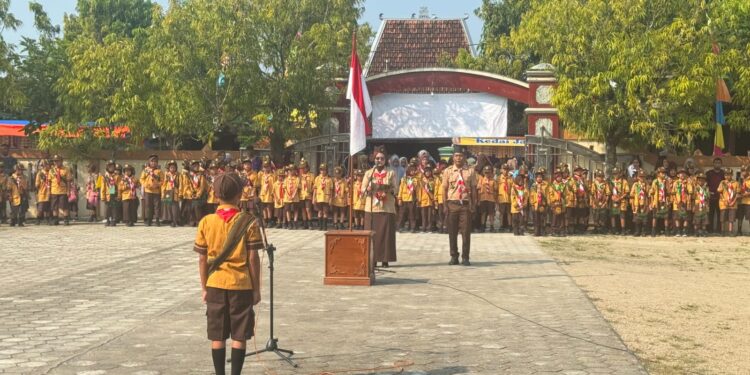 Asyik, Pesta Siaga Kwarran Ngaringan Di Taman Wisata Balesari Desa Sarirejo