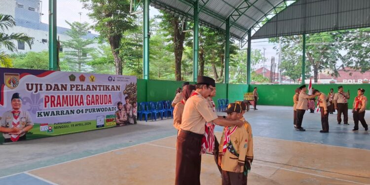 Melalui Proses Ketat, 177 Pramuka Purwodadi Jadi Pramuka Garuda
