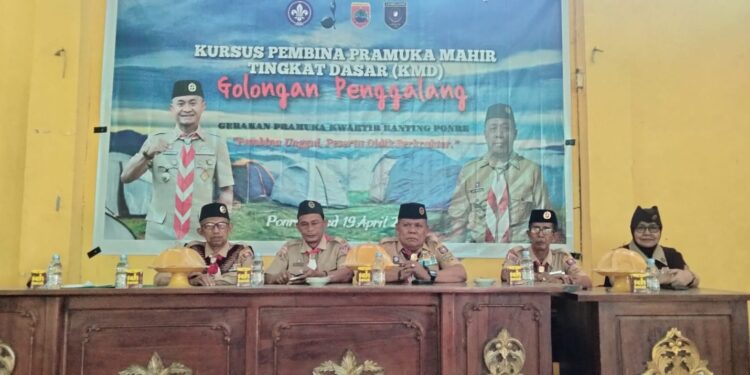 KMD Golongan Penggalang Kwartir Ranting Ponre ditutup secara Resmi
