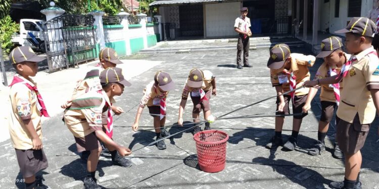 Keceriaan Ratusan Pramuka Siaga Kwarran Tawangharjo