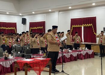 Bupati dan Wakil Bupati Serdang Bedagai Resmi Dilantik Pimpin Gerakan Pramuka, Ketua Kwarda Sumut Tekankan Penguatan Pembinaan Generasi Muda