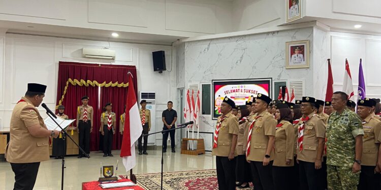 Bupati dan Wakil Bupati Serdang Bedagai Resmi Dilantik Pimpin Gerakan Pramuka, Ketua Kwarda Sumut Tekankan Penguatan Pembinaan Generasi Muda