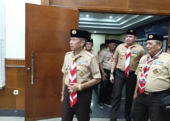 Sekjen Kwarnas Hadiri dan Buka Rakerda Gerakan Pramuka Sulsel di Makassar