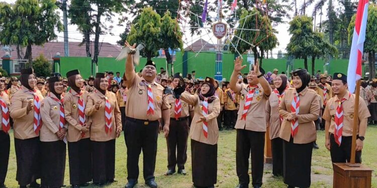 Serunya Pesta Siaga Purwodadi, ada Pelepasan Burung dan Tari Flasmob