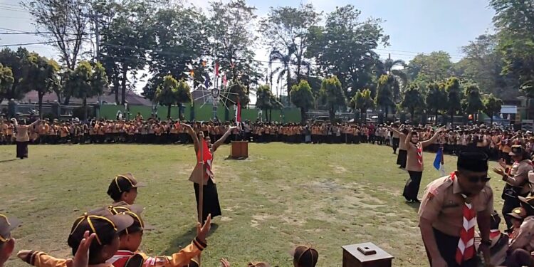 Serunya Pesta Siaga Purwodadi, ada Pelepasan Burung dan Tari Flasmob