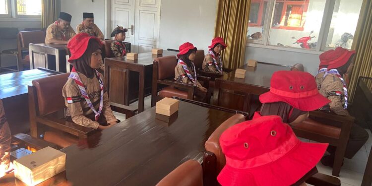 Semangat Menggema! Kontingen Pesta Siaga Kwarran Purwojati Resmi Dilepas ke Tingkat Kwarcab Banyumas