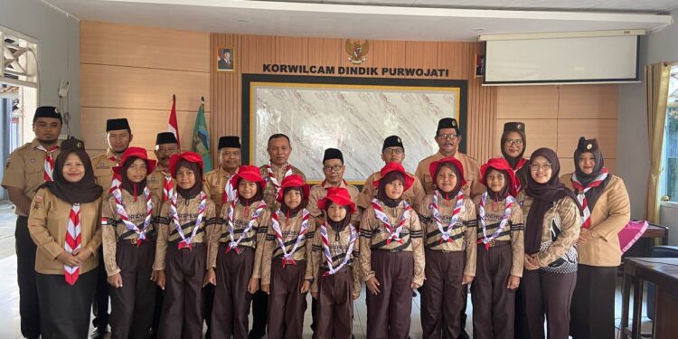 Semangat Menggema! Kontingen Pesta Siaga Kwarran Purwojati Resmi Dilepas ke Tingkat Kwarcab Banyumas