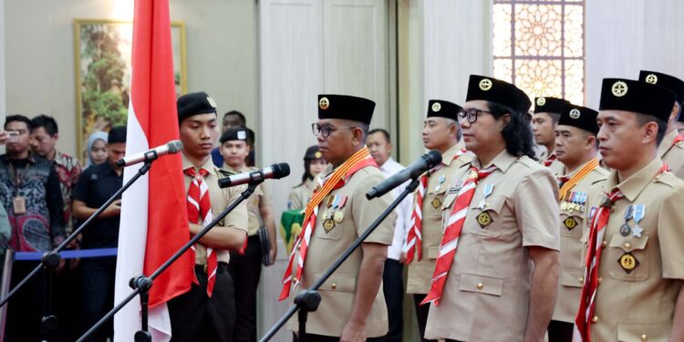 Pelantikan Mabida dan Kwarda Pramuka Banten, Kak Budi Waseso Tekankan Pengabdian dan Ketahanan Pangan