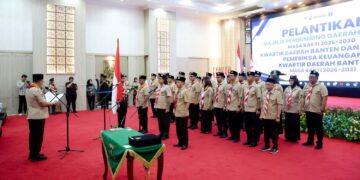 Pelantikan Mabida dan Kwarda Pramuka Banten, Kak Budi Waseso Tekankan Pengabdian dan Ketahanan Pangan