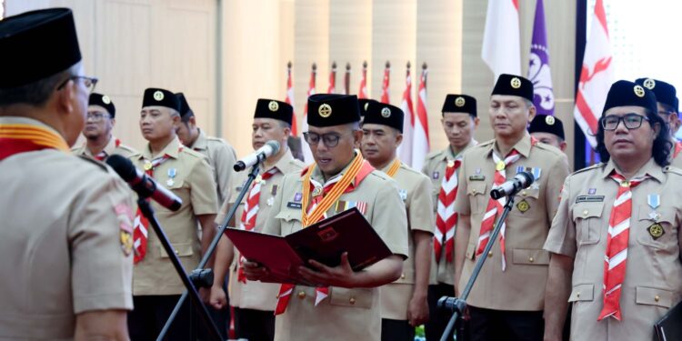 Pelantikan Mabida dan Kwarda Pramuka Banten, Kak Budi Waseso Tekankan Pengabdian dan Ketahanan Pangan