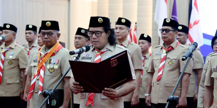 Pelantikan Mabida dan Kwarda Pramuka Banten, Kak Budi Waseso Tekankan Pengabdian dan Ketahanan Pangan