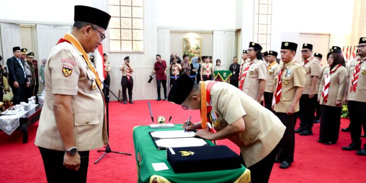 Pelantikan Mabida dan Kwarda Pramuka Banten, Kak Budi Waseso Tekankan Pengabdian dan Ketahanan Pangan