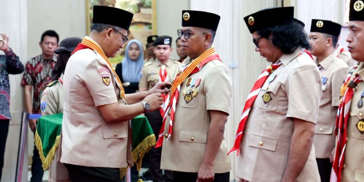 Pelantikan Mabida dan Kwarda Pramuka Banten, Kak Budi Waseso Tekankan Pengabdian dan Ketahanan Pangan