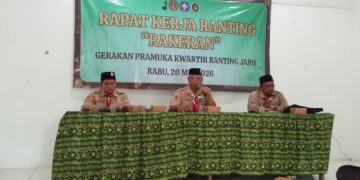 Digitalisasi Data Anggota, Gugus Depan MTsN 6 Tabalong Ikuti Sosialisasi KTA Nasional AyoPramuka