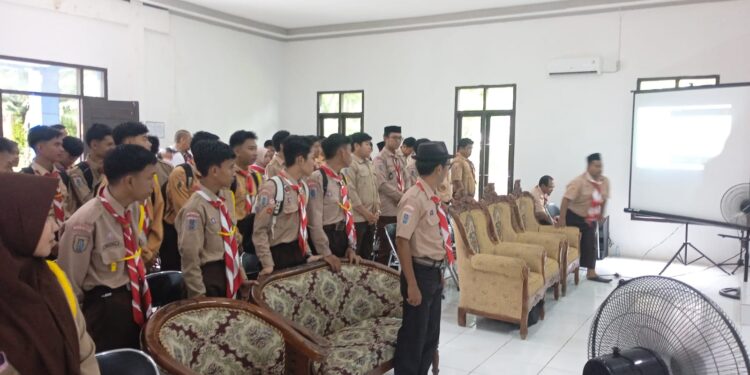 Wakili Gudep MTsN 6 Tabalong, Kak Muhammad Fauzan Hadiri Rakerran Jaro Tahun 2026