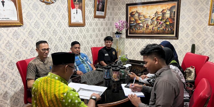 Jelang Sidparcab, DKC Laporkan Persiapan kepada Dispora Kota Tangerang