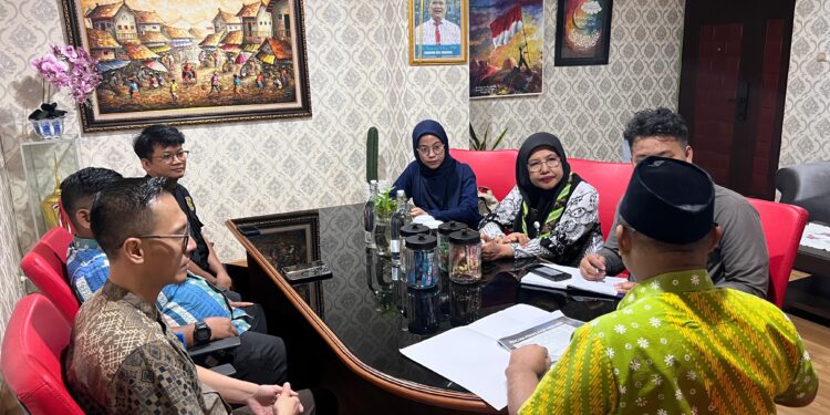 Jelang Sidparcab, DKC Laporkan Persiapan kepada Dispora Kota Tangerang