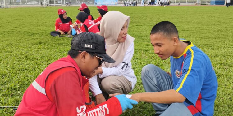 Rintisan Saka Patriot Kwarcab Kota Tangerang Bersamai Pembukaan Gebyar Lomba Talenta Siswa Provinsi Banten