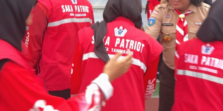 Rintisan Saka Patriot Kwarcab Kota Tangerang Bersamai Pembukaan Gebyar Lomba Talenta Siswa Provinsi Banten