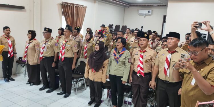 Kepala Dinsos Kukuhkan Pengurus Rintisan Saka Bina Sosial Kwarcab Kota Tangerang 2023-2028