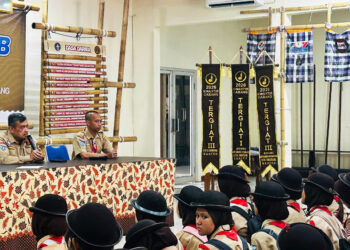 176 Penggalang Kwarcab Kota Tangerang Ikut Seleksi Petugas Upacara Hari Ulang Tahun Pramuka 2026