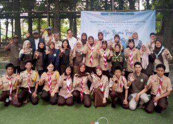 Calon Anggota Saka Kalpataru Kwarcab Kota Tangerang Jalani Diklat di Hutan Kota