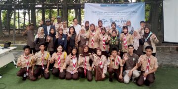 Calon Anggota Saka Kalpataru Kwarcab Kota Tangerang Jalani Diklat di Hutan Kota