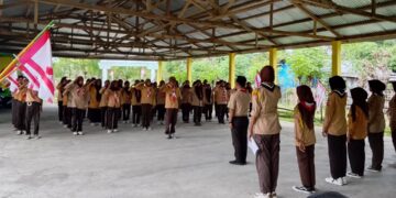 Pramuka MAN Manggarai Timur Tempa Mental Anggota Lewat Penempuhan TKK Penegak Purwa