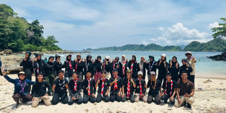 Pramuka MAN 2 Banda Aceh Sukses Gelar Hiking di Lhok Mata Ie