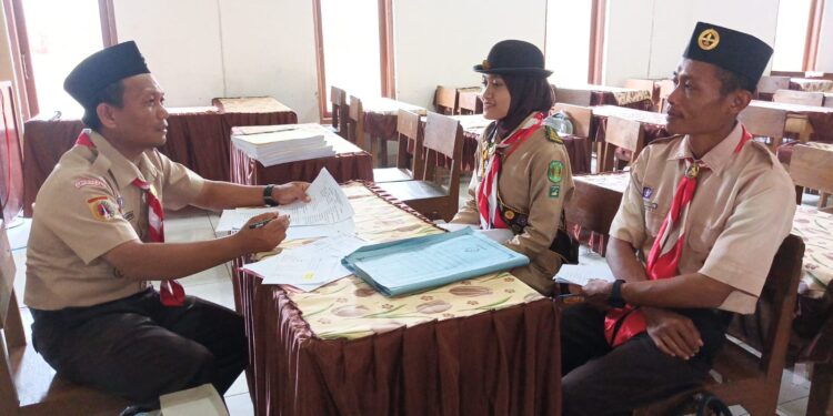 Cetak Pemimpin Berkualitas, Kwartir Cabang Grobogan Gencar Gelar Uji Pramuka Garuda