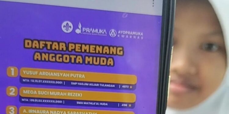 Pramuka di Era Digital: AyoPramuka Kwarnas “Activity Award”, Bukti Dedikasi Berbuah Prestasi Bagi A.Irnaura Sarasvathy
