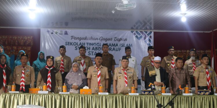 Kwarda Aceh Kukuhkan Gudep Pramuka STAISAR Aceh Singkil