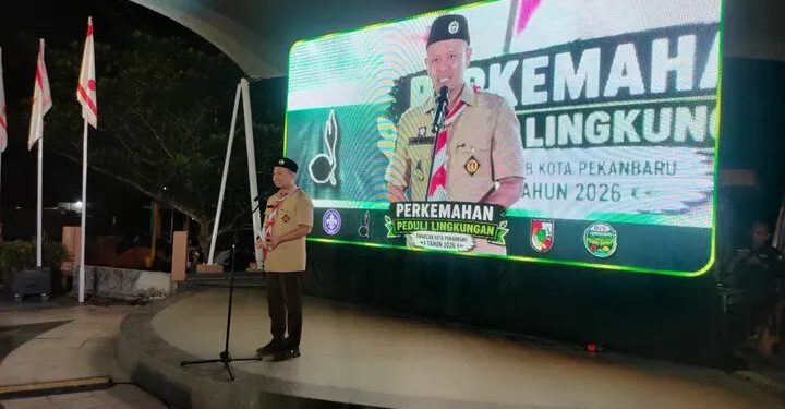 Perkemahan Peduli Lingkungan Kwarcab Kota Pekanbaru Resmi Digelar, Bumi Perkemahan Tunas Kencana Diresmikan