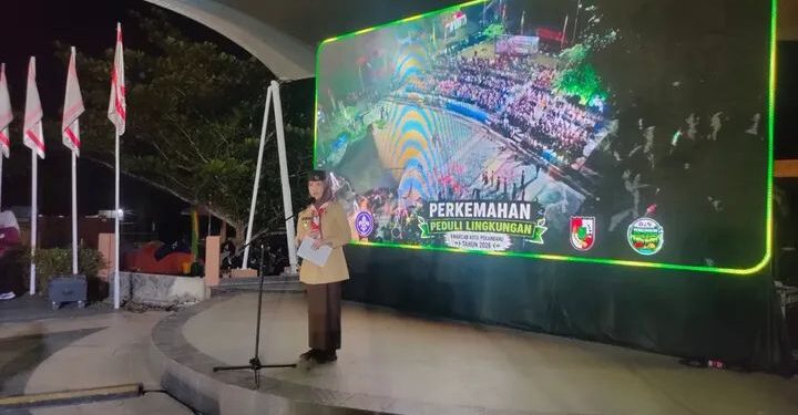 Perkemahan Peduli Lingkungan Kwarcab Kota Pekanbaru Resmi Digelar, Bumi Perkemahan Tunas Kencana Diresmikan