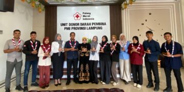 Wujudkan Kepedulian Kemanusiaan, DKD Lampung Gelar Bakti Sosial Donor Darah Bersama PLT. Ketua UDD PMI Provinsi Lampung