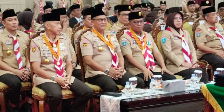 Pelantikan Mabida dan Kwarda Pramuka Banten, Kak Budi Waseso Tekankan Pengabdian dan Ketahanan Pangan