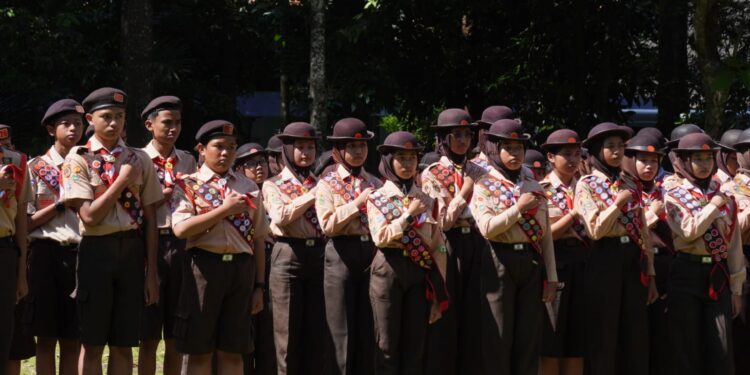 SMP Negeri 10 Salatiga Dominasi Pengukuhan Pramuka Garuda Kota Salatiga 2026