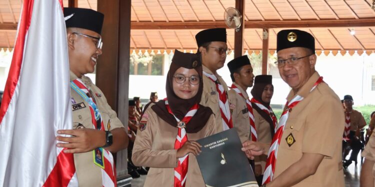 Ketua Mabicab Banyumas, Kak Sadewo Lepas Kontingen Pesta Siaga Jateng 2026