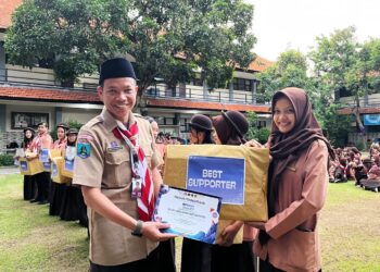 Gelaran Ajang Kompetensi Antar Ambalan (AKRAB) II SMKN 2 Buduran 2026, Diwarnai dengan Penampilan Tari Kreasi Berselendang