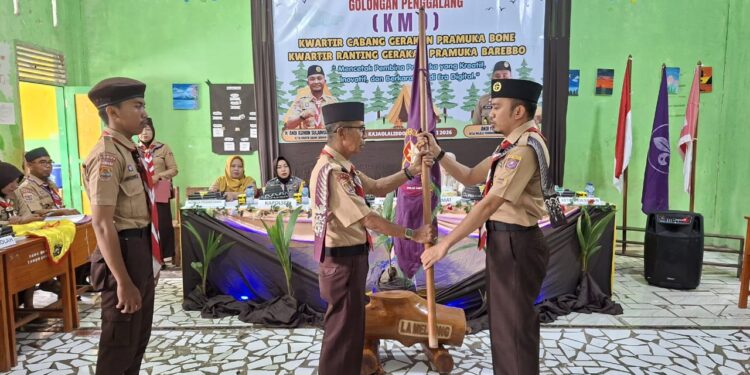Kwarran Barebbo Laksanakan Pembukaan Kursus Pembina Pramuka Mahir Golongan Penggalang