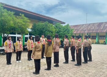Pramuka MAN 2 Kota Banda Aceh Gelar Penyematan TKU Bantara dan Laksana