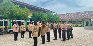 Pramuka MAN 2 Kota Banda Aceh Gelar Penyematan TKU Bantara dan Laksana