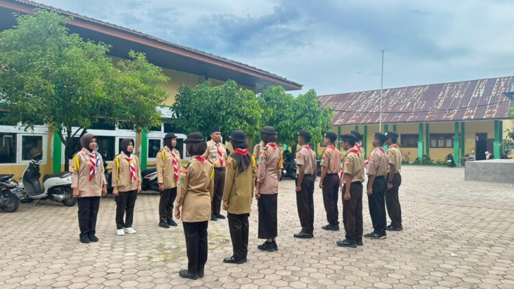Pramuka MAN 2 Kota Banda Aceh Gelar Penyematan TKU Bantara dan Laksana