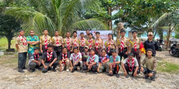 Pramuka MAN 2 Kota Banda Aceh Ikuti Persami Bersama MAS Imam Syafi’i Aceh