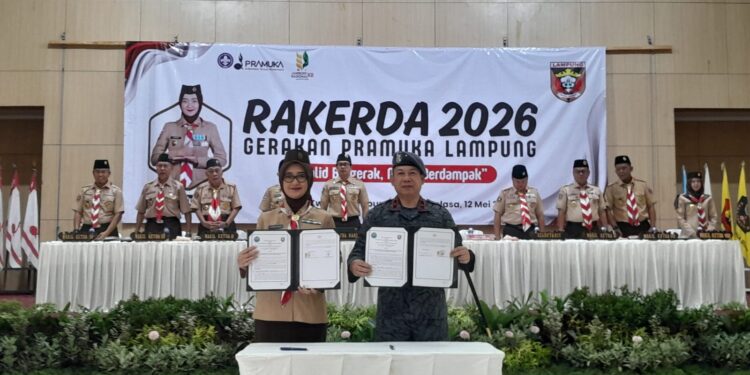 Buka Rakerda 2026, Kak Jihan Tegaskan Gerakan Pramuka Memiliki Peran Yang Sangat Vital Dalam Membentuk Karakter Generasi Muda