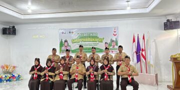 Pengurus Mabisakoda dan Pinsakoda Satuan Komunitas (SAKO) Pramuka Sekolah Islam Terpadu (SIT) Sulawesi Tengah Resmi Dilantik